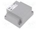Transformer: encapsulated; 40VA; 115/230VAC; 6V; 6V; 3333mA; 3333mA