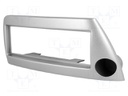 Radio mounting frame; Ford; 1 DIN; silver