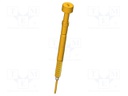Test needle; Maksimum spring compression: 4.5mm; 3A; Ø: 5mm; 0.7N