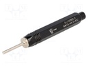Tool: for demounting of terminals; terminals; Series: HN.D