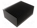 Heatsink: extruded; grilled; black; L: 150mm; W: 200mm; H: 83mm