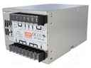 Power supply: switching; for building in,modular; 480W; 48VDC