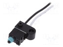 Microswitch SNAP ACTION; without lever; SPST-NO; 0.05A/15VDC