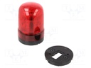 Signaller: lighting; red; SF10; 10÷30VDC; Light source: LED; IP23