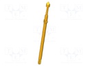 Test needle; Operational spring compression: 4mm; 5A; Ø: 2mm; 0.8N
