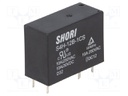 Relay: electromagnetic; SPDT; Ucoil: 12VDC; 10A/250VAC; 10A/30VDC