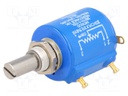 Potentiometer: shaft; 10kΩ; 2W; ±10%; 6.35mm; linear; Hybritron®