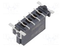 Connector: PCB to PCB; female; PIN: 4; 2.54mm; -55÷125°C; 20A; SMT