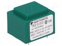 Transformer: encapsulated; 2VA; 230VAC; 18V; 111.1mA; Mounting: PCB