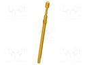 Test needle; Operational spring compression: 4mm; 5A; Ø: 2mm; 0.8N