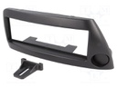 Radio mounting frame; Ford; 1 DIN; black