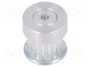 Belt pulley; T2.5; W: 4; 6mm; whell width: 16mm; Ø: 11.4mm; aluminium