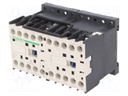 Contactor: 3-pole reversing; NO x3; Auxiliary contacts: NO; 24VDC