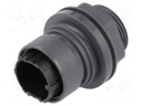 Connector: circular; socket; male; PIN: 8; w/o contacts; UL94V-0