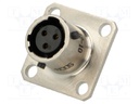 Connector: circular; PT; socket; female; PIN: 3; external bayonet