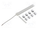 NEON LED tape; white neutral; 24V; LED/m: 120; 10mm; IP65; 9.6W/m