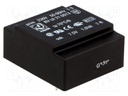 Transformer: encapsulated; 1VA; 230VAC; 7.5V; 133mA; Mounting: PCB