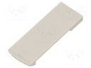 Clip; Colour: light grey; Series: CLIPS; 39x14x3mm