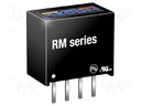 Converter: DC/DC; 0.25W; Uin: 2.97÷3.63V; Uout: 3.3VDC; Iout: 75mA