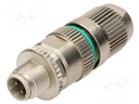 Plug; M12; PIN: 5; male; B code-Profibus; for cable; screw terminal