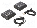 HDMI extender; HDMI 1.3; black; Features: supports EDID; Cat: 6