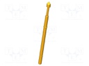 Test needle; Operational spring compression: 4mm; 5A; Ø: 2mm