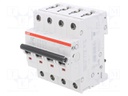 Circuit breaker; 400VAC; Inom: 40A; Poles: 4; DIN; Charact: C; 10kA