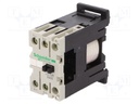 Contactor: 2-pole; NO x2; 24VAC; 6A; DIN; TeSys SK; screw terminals