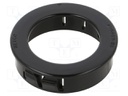 Grommet; Ømount.hole: 38.1mm; Øhole: 26.97mm; black; UL94V-2