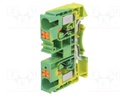 Splice terminal: rail; 0.5÷16mm2; ways: 1; terminals: 2; TS35; 1kV