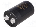Capacitor: electrolytic; 2400uF; 350VDC; Leads: screw; ESR: 80mΩ