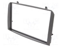 Radio mounting frame; Alfa Romeo; 2 DIN; black