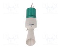 Signaller: lighting-sound; 24VDC; Colour: green; IP54; -30÷50°C