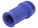 Enclosure: for circular connectors; Han F+B; for cable; straight