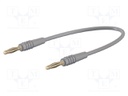 Test lead; 60VDC; 30VAC; 10A; 2mm banana plug-2mm banana plug