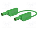 Test lead; PVC; 0.25m; green; 32A; 1kV; Cond.cross sec: 2.5mm2