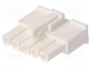 Connector: wire-wire/PCB; plug; female; -40÷105°C; PIN: 5; 4.2mm