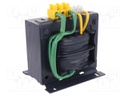 Transformer: mains; 500VA; 230VAC; 24V; Leads: terminal block; IP00