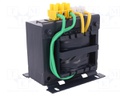 Transformer: mains; 300VA; 230VAC; 24V; Leads: terminal block; IP00