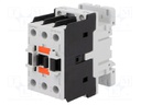 Contactor: 3-pole; NO x3; 24VAC; 38A; DIN; BF; screw terminals; 690V