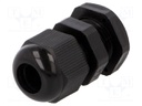Cable gland; PG9; IP67; Mat: polyamide; black