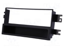 Radio mounting frame; Kia; 1 DIN; black