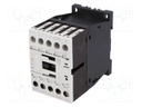 Contactor: 3-pole; NO x3; Auxiliary contacts: NO; 230VAC; 9A; DILM9