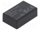 Isolated Board Mount DC/DC Converter, 2:1 Input, ITE, 1 Output, 6 W, 5 V, 1.2 A