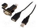 USB to RS232 converter; chipset FTDI/FT232RL; 0.8m; V: USB 2.0