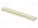 Socket; wire-board; male; DF14; 1.25mm; PIN: 30; SMT; on PCBs; tinned