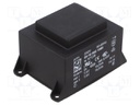 Transformer: encapsulated; 33VA; 230VAC; 7.5V; 7.5V; 2200mA; 2200mA