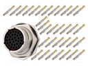Connector: circular; Series: RT360; socket,plug; female; crimped