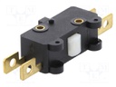 Microswitch SNAP ACTION; SPST-NO + SPST-NC; 5A/250VAC; Pos: 2