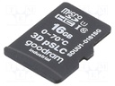 Memory card; industrial; 3D pSLC,microSD; 16GB; UHS I U1; 0÷70°C